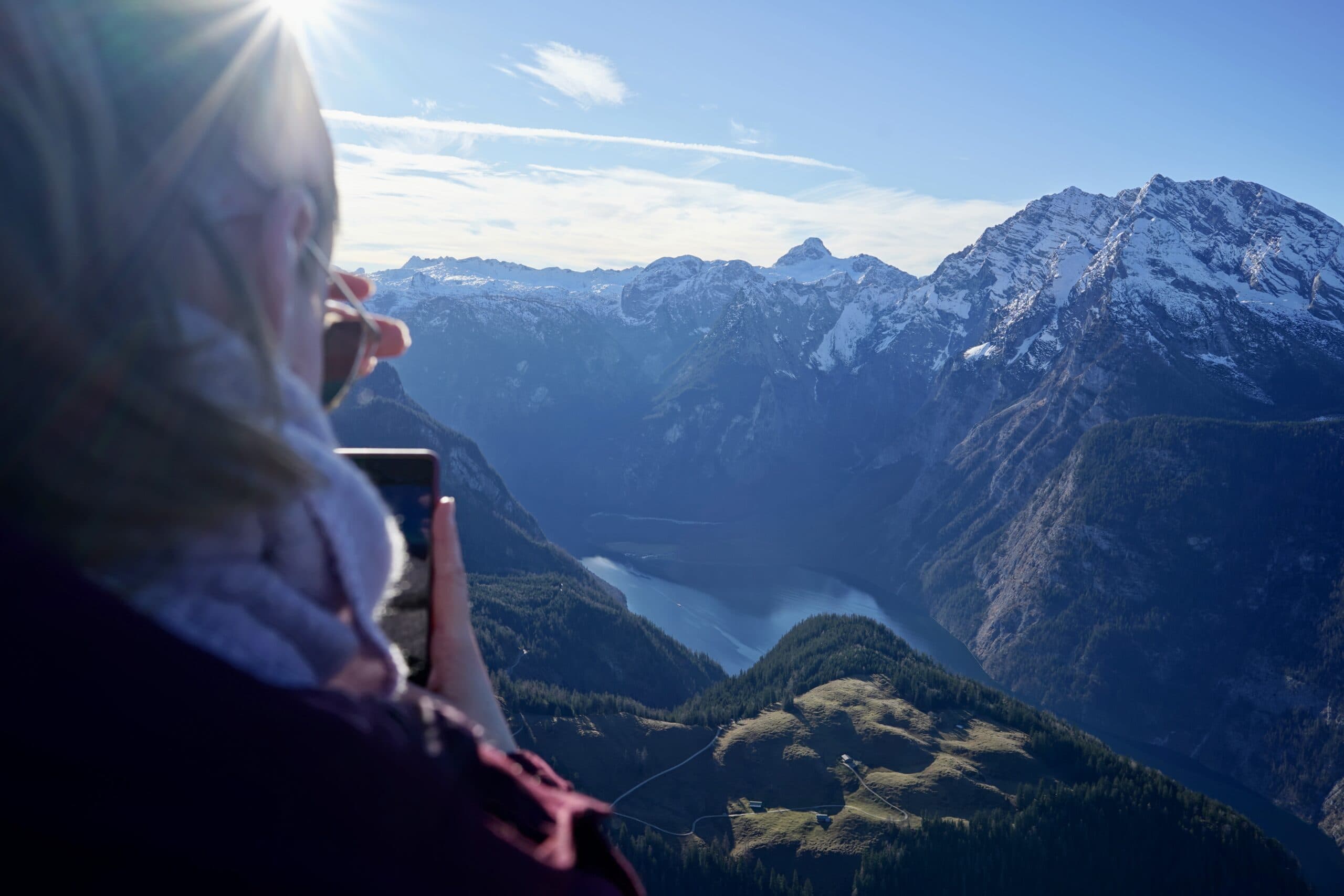 Blick auf Königssee vom Jenner