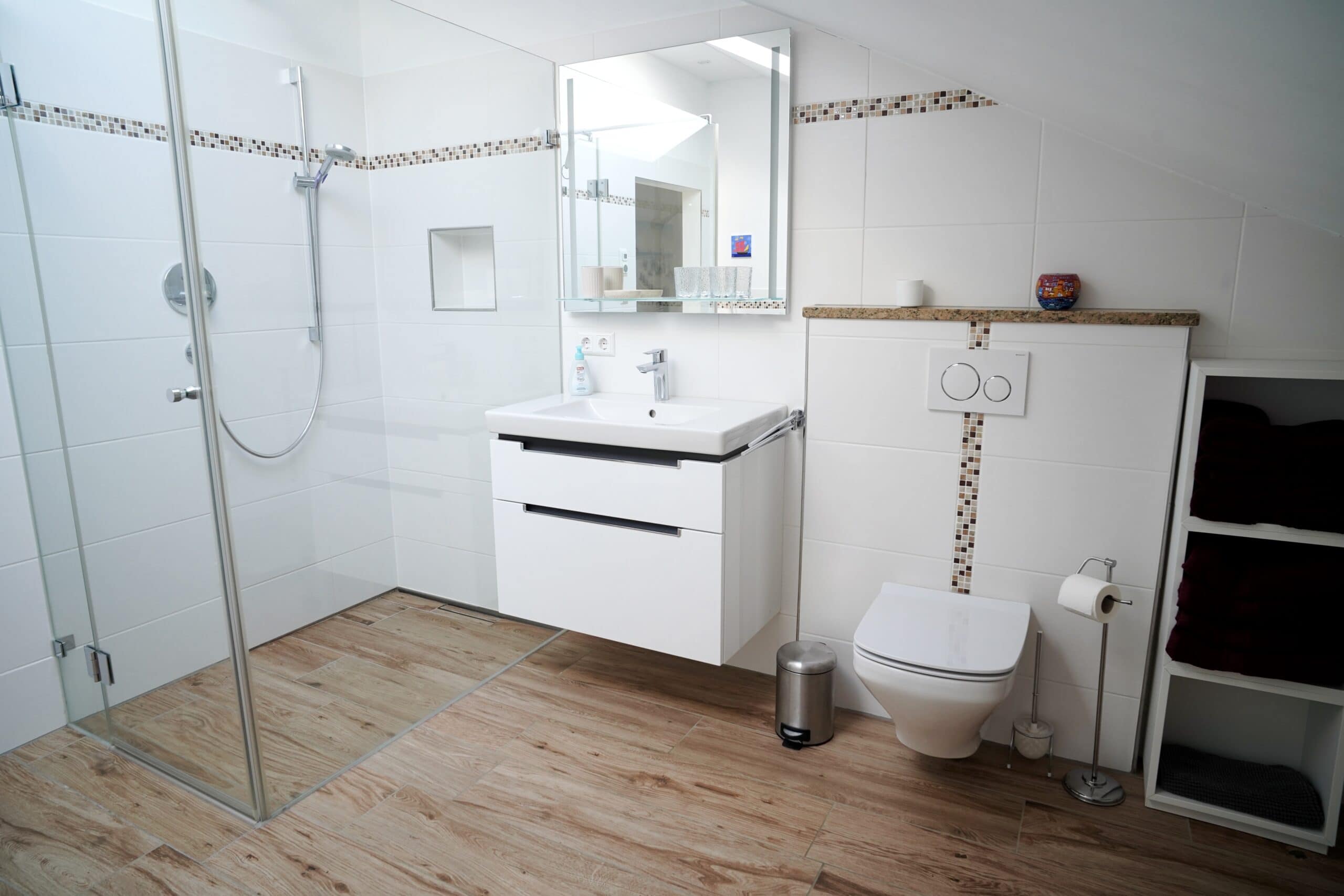 Badezimmer im Obergeschoss